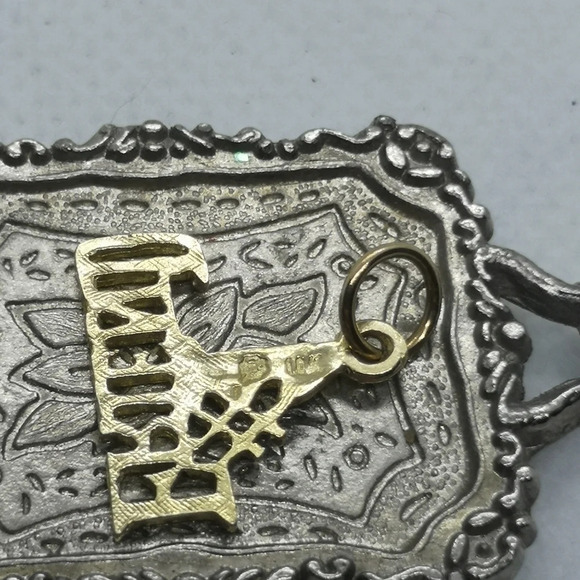 10k yellow gold pendant - Picture 2 of 2